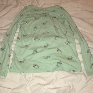 Girls Long-sleeve owl shirt
